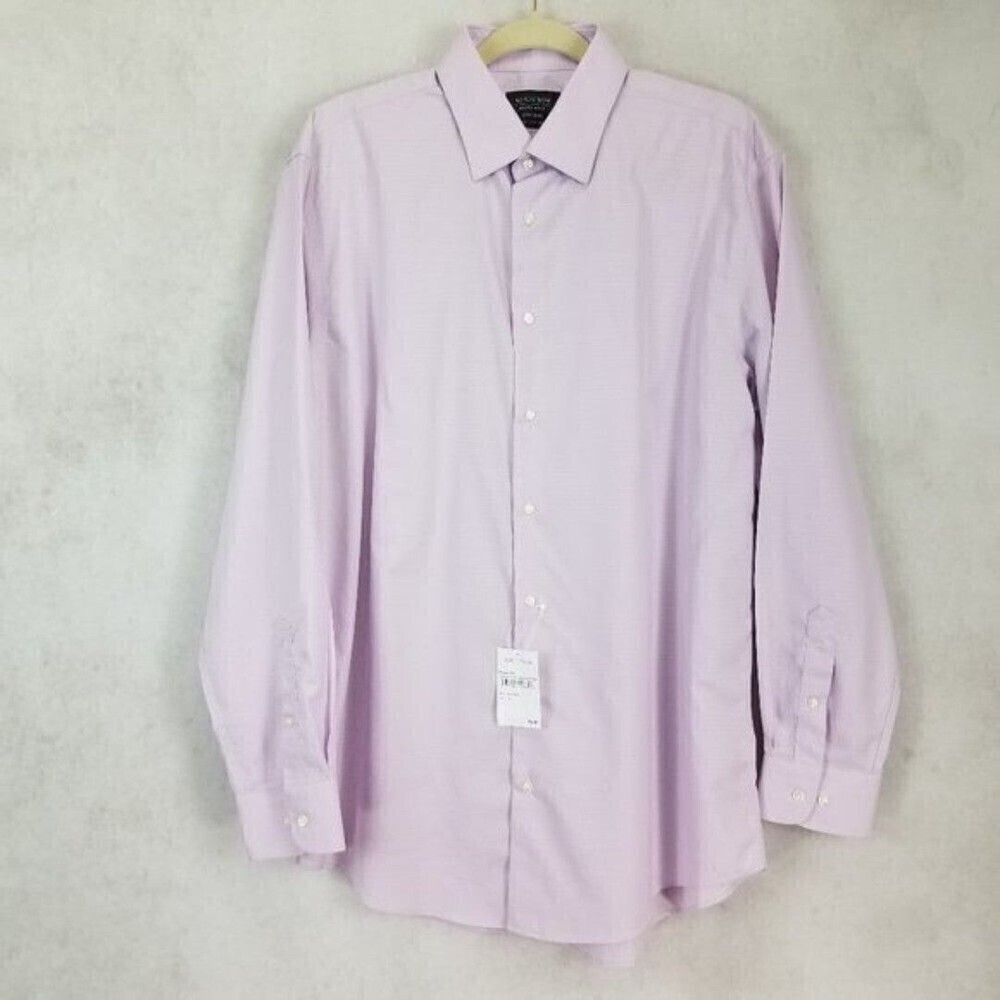 NEW Nordstrom Men's Shop Neck 17 / 32-33 Long Sleeves Button Down Dress Shirt